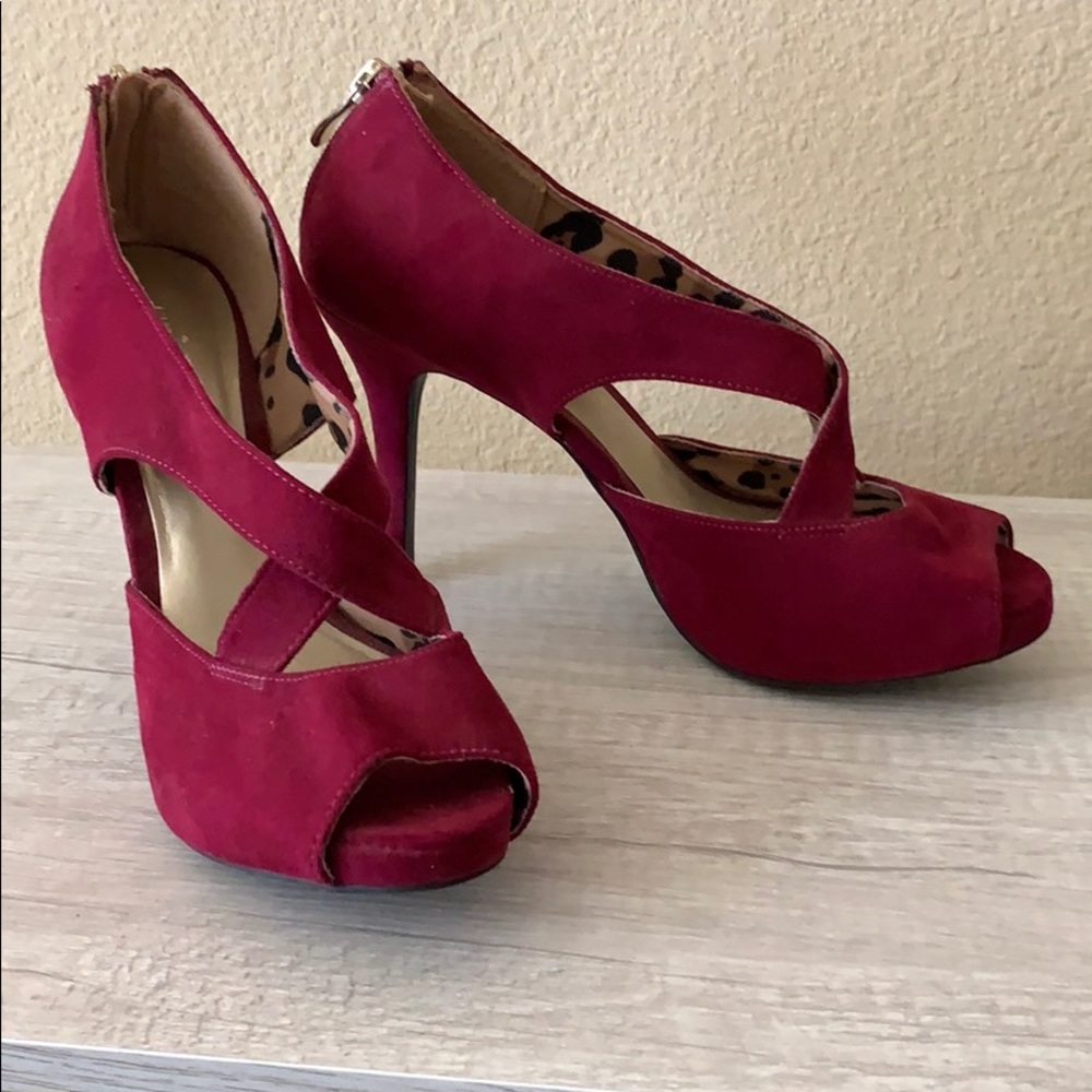 Magenta High Heels